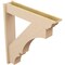 Ekena Millwork 7 1/2-in W x 38-in D x 42-in H Balboa Trad Rough Cedar Woodgrain TimberThane Outlooker, Primed Tan OUTUR075X38X42BOA04RCPR - alternate 2